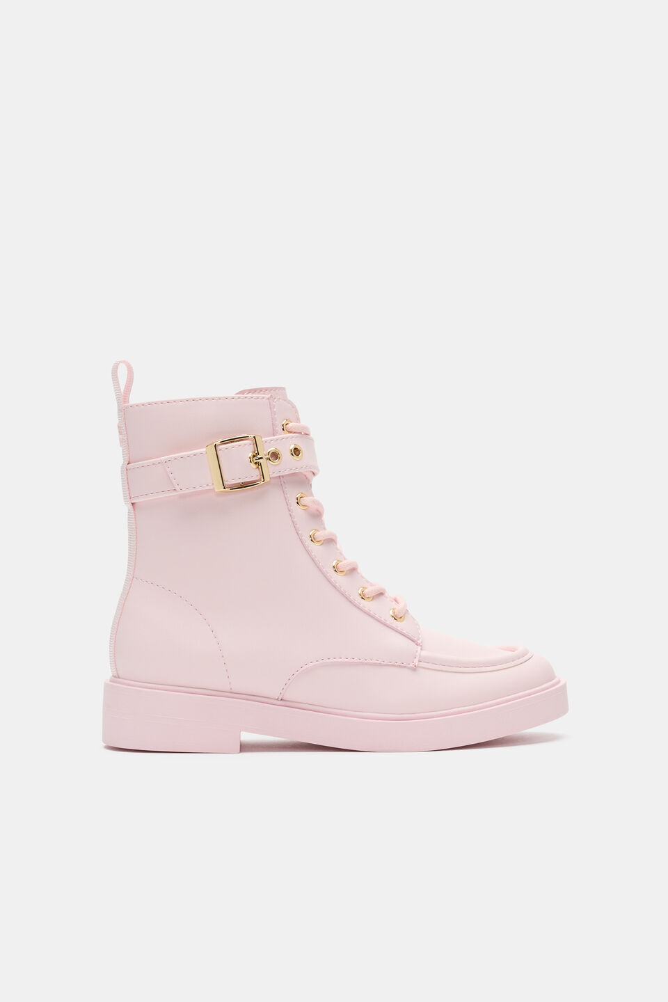 Lace Up Ankle Boot  Pink Lemonade