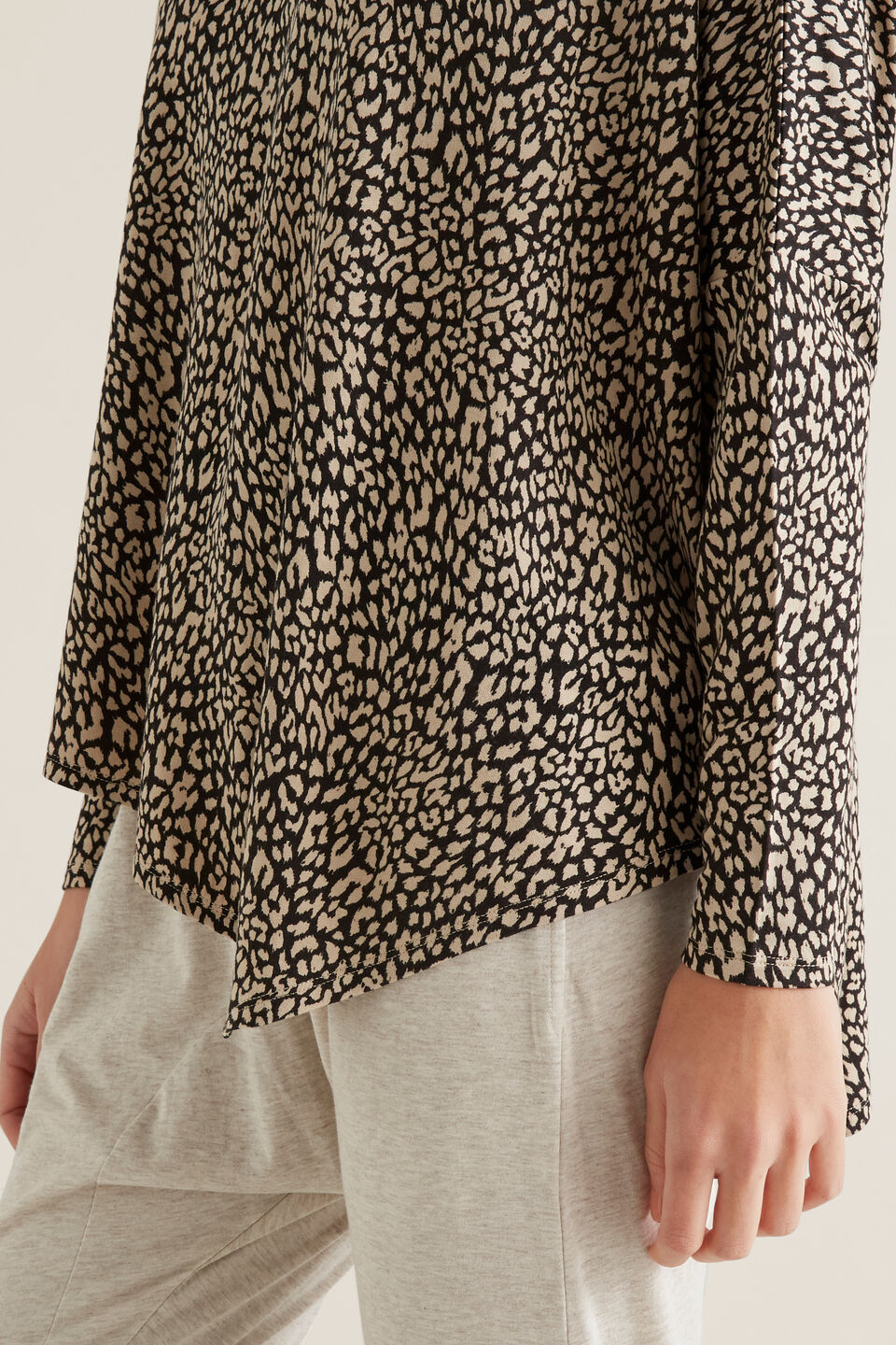 Ocelot Asymmetric Sweater  