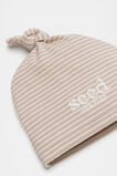 Core Logo Knot Hat  Sand Stripe  hi-res