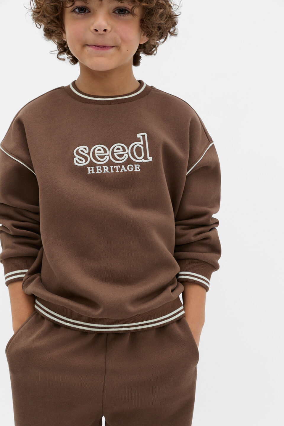 Core Logo Sweat  Cacao