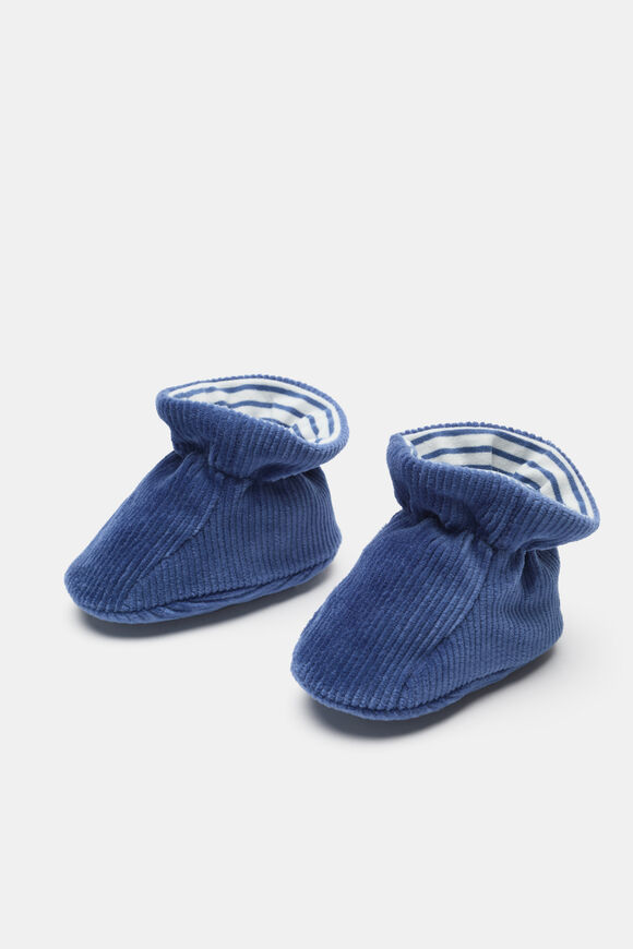 Corduroy Bootie  Navy  hi-res