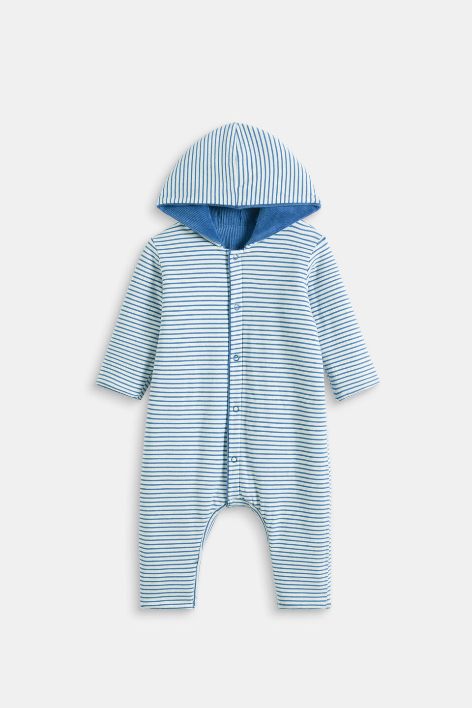 Logo Corduroy Coverall  Navy