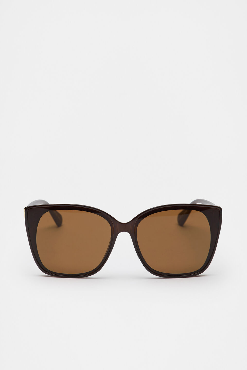 Hannah D Frame Sunglasses  Dark Espresso