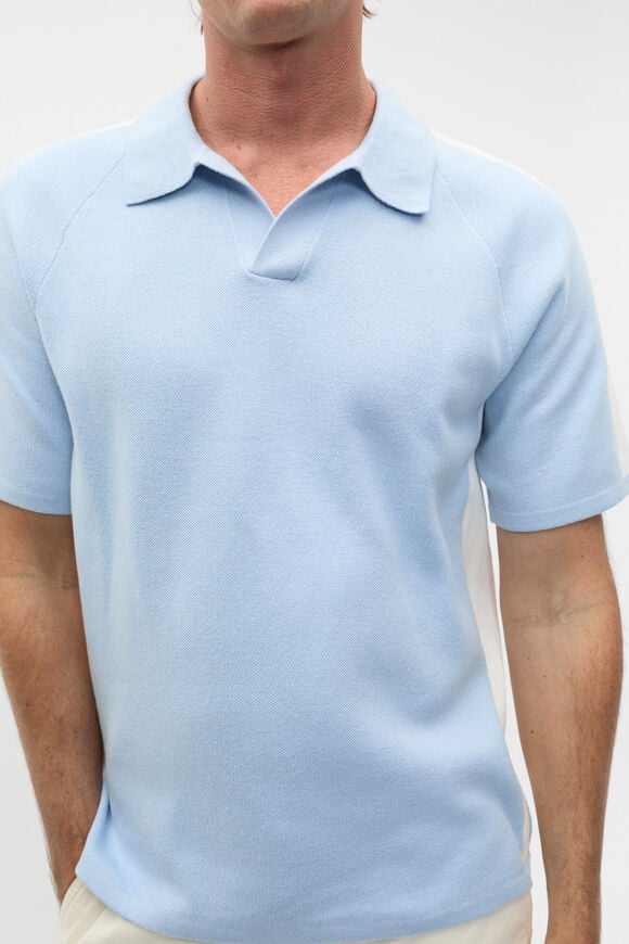 Colourblock Trophy Polo  Skyway  hi-res