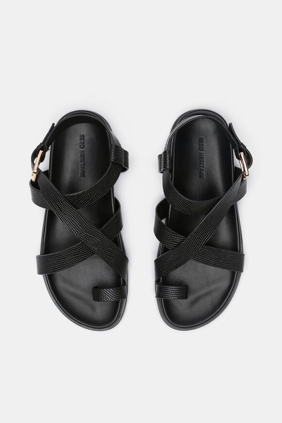 Tori Footbed Sandal  Black  hi-res