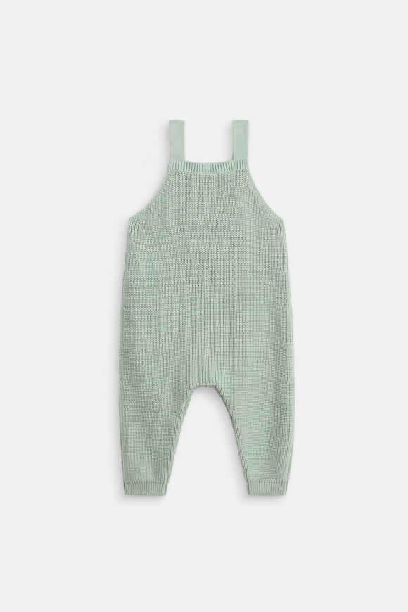 Knit Logo Overall  Sage  hi-res