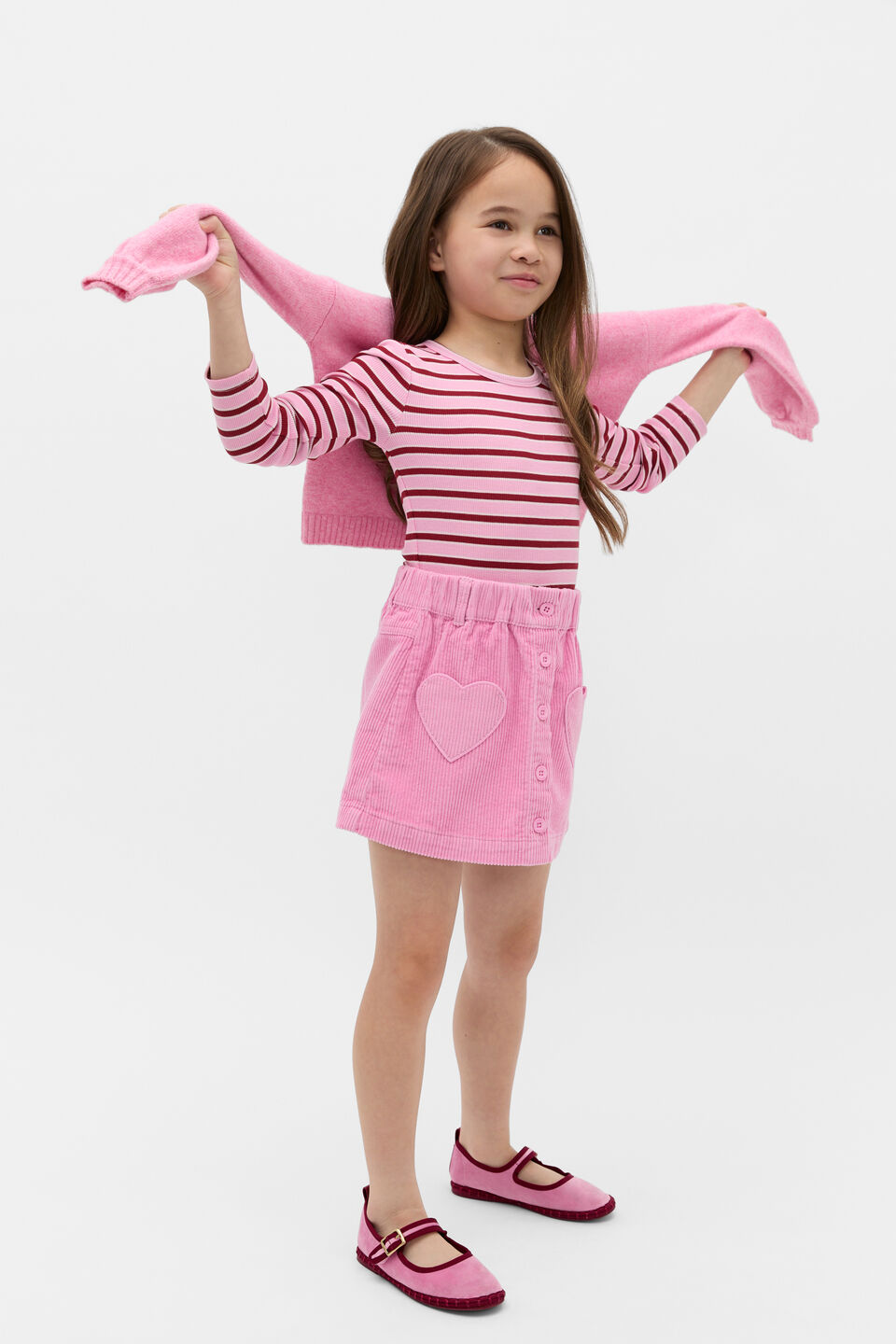 Stripe Rib Tee  Multi