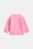 Heart Knit Sweater  Candy Pink  hi-res