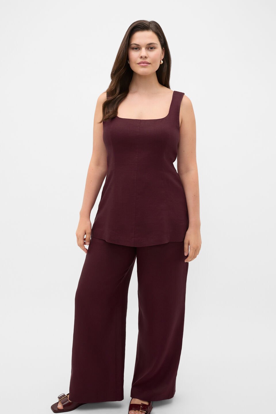 Core Linen Waisted Pant