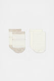 Bobble Sock 2 Pack  Oat Marle  hi-res