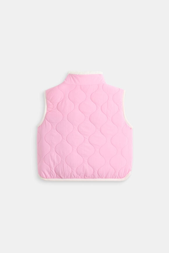 Reversible Logo Vest  Candy Pink  hi-res