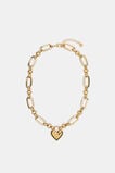 Amour Heart Necklace  Gold  hi-res