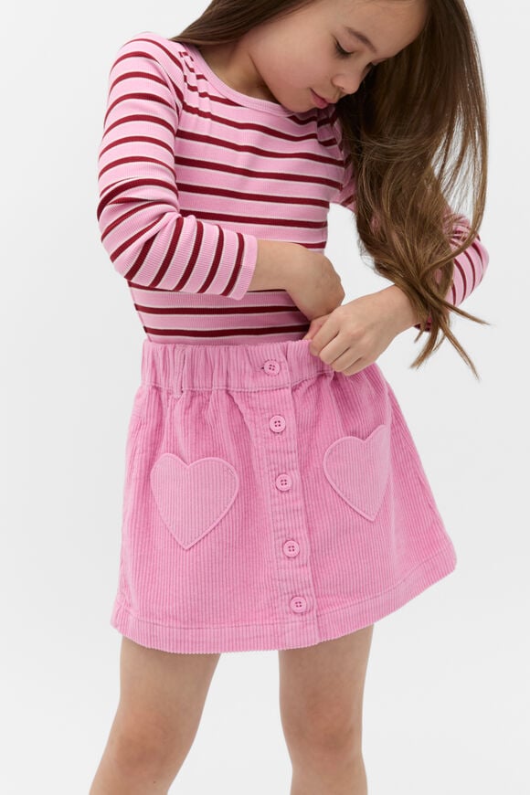 Stripe Rib Tee  Multi  hi-res