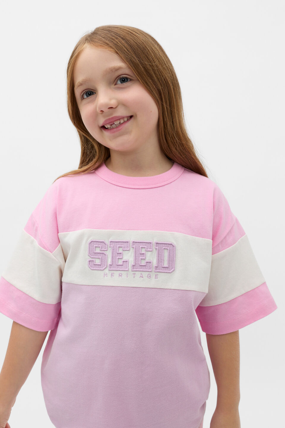 Colourblock Logo Tee  Multi