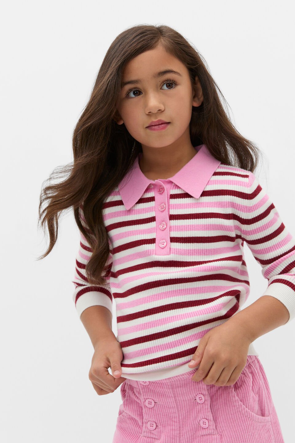 Stripe Knit Sweater  Multi