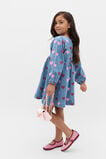 Heart Denim Dress  Washed Indigo  hi-res
