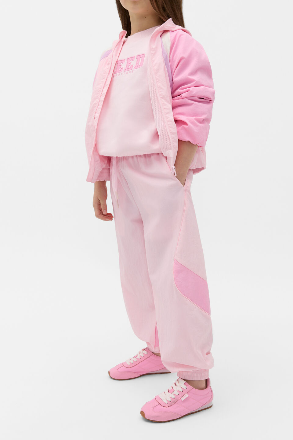 Sporty Spliced Pant  Multi