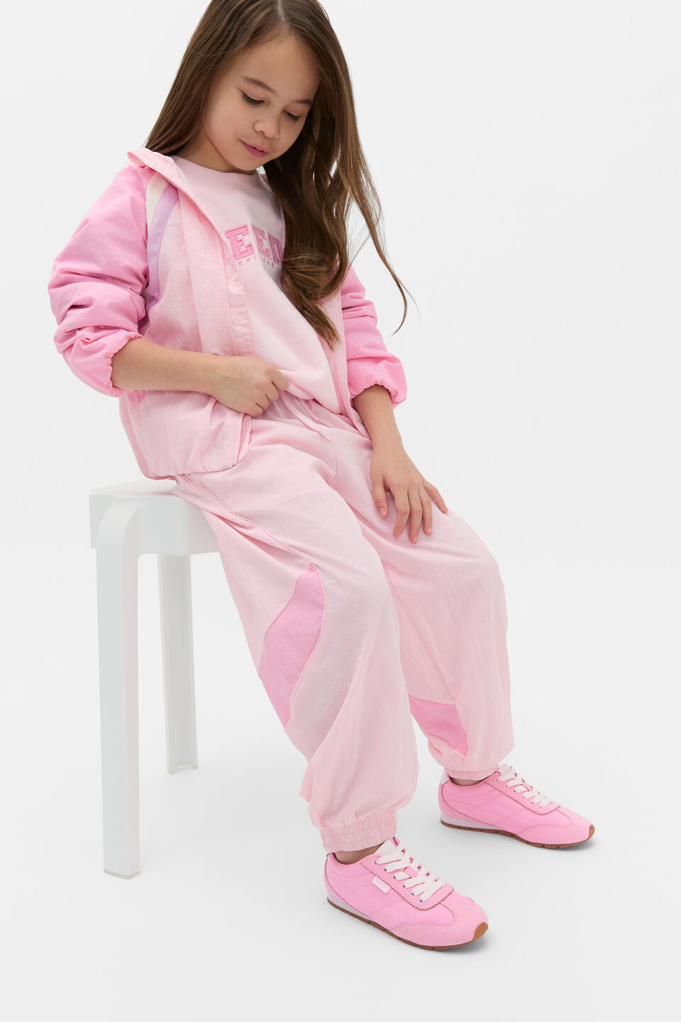 Spliced Logo Spray Jacket  Multi