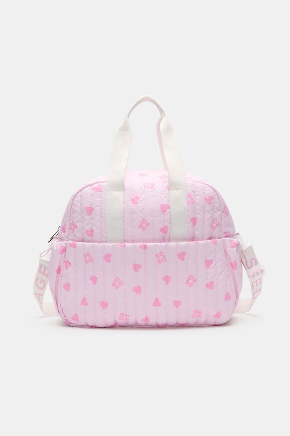 Baby Quilted Overnighter  Heart  hi-res