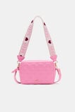 Quilted Heart Camera Bag  Candy Pink  hi-res
