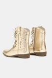 Cutwork Cowboy Boot  Gold  hi-res