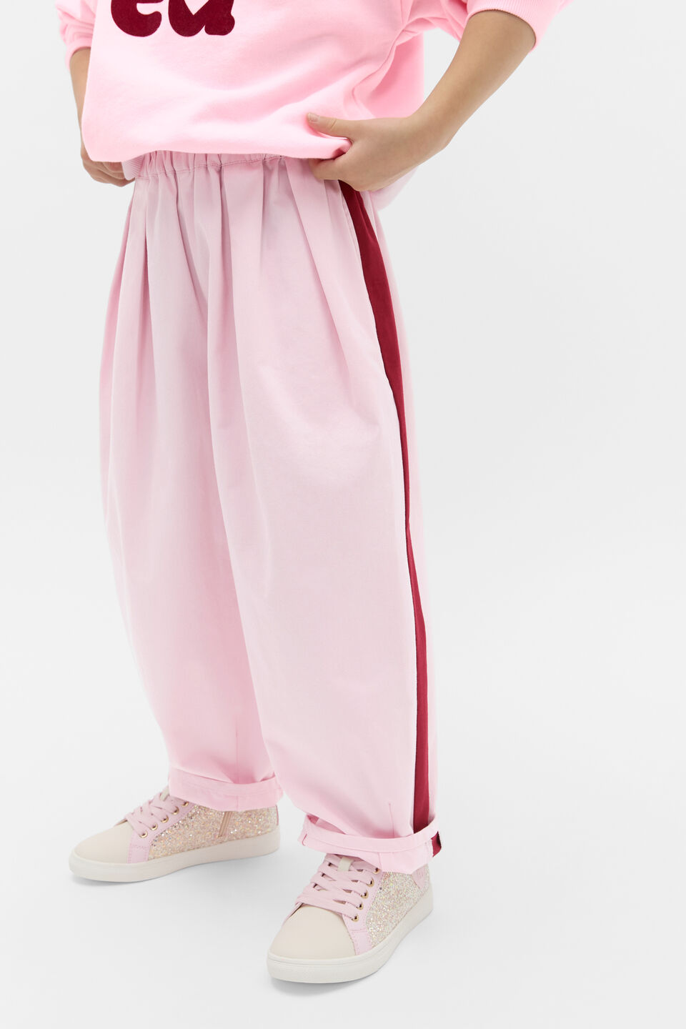 Glitter Heart High Top  Pink Lemonade Multi