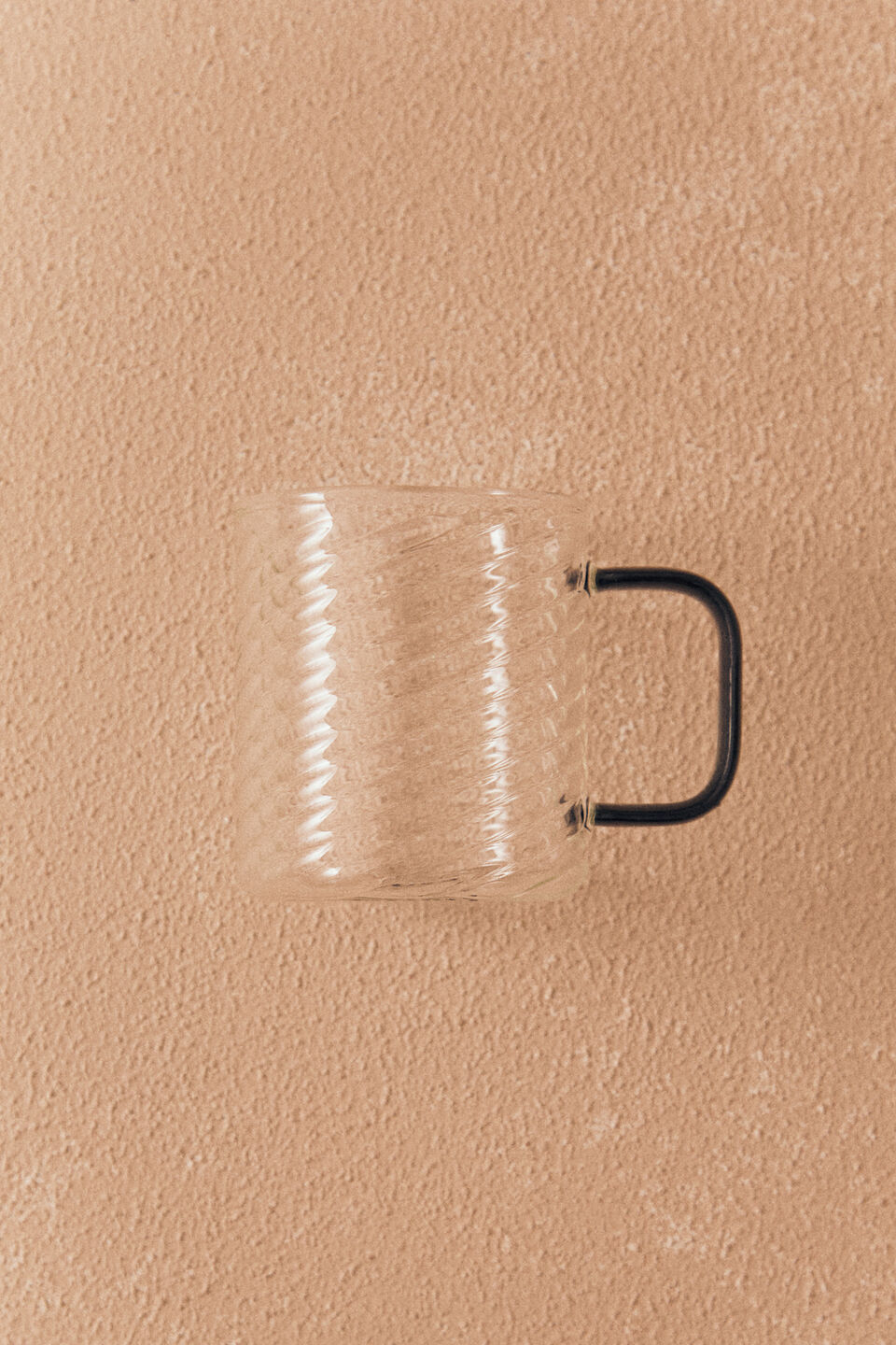 Aurora Glass Mug Set of 4  Slate