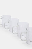 Aurora Glass Mug Set of 4  White  hi-res