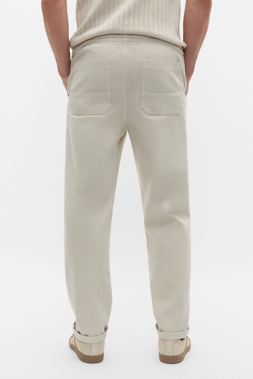 Splice Pocket Pant  Pebble Grey