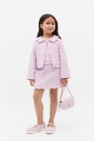 Scallop Tweed Skirt  Soft Lilac  hi-res