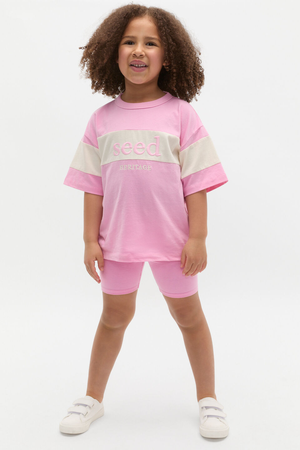 Relaxed Logo Tee  Candy Pink