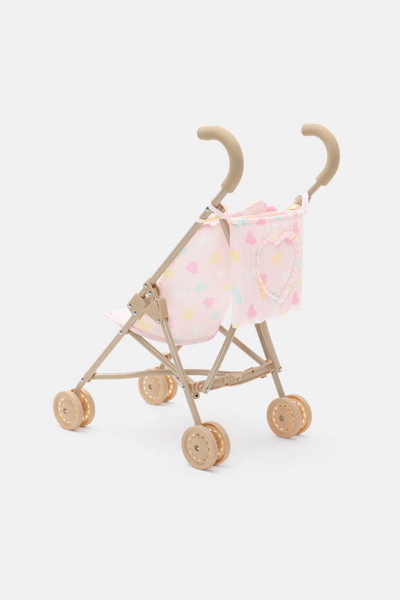 Heart Doll Pram  Multi  hi-res