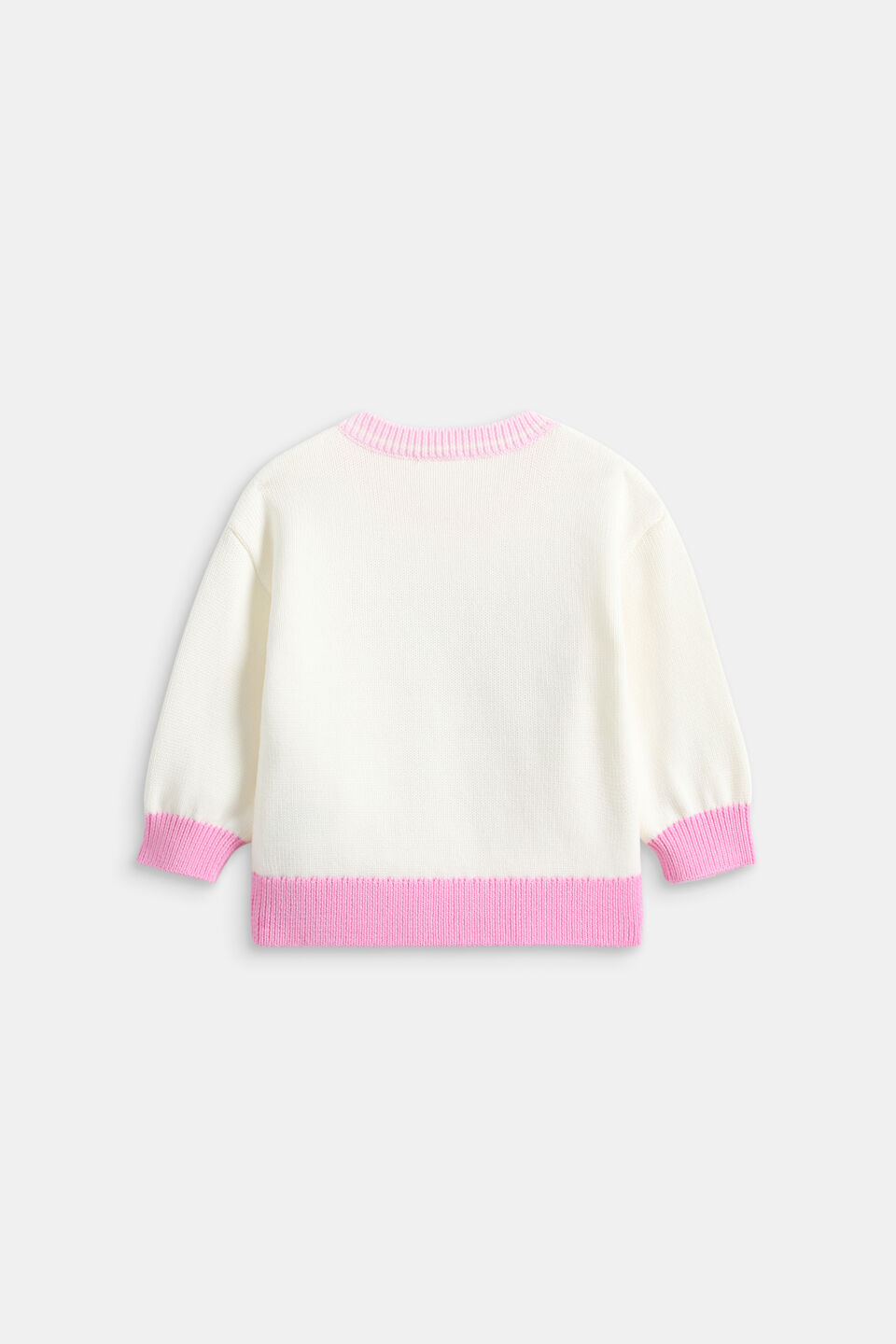 Logo Knit Sweater  Classic Cream