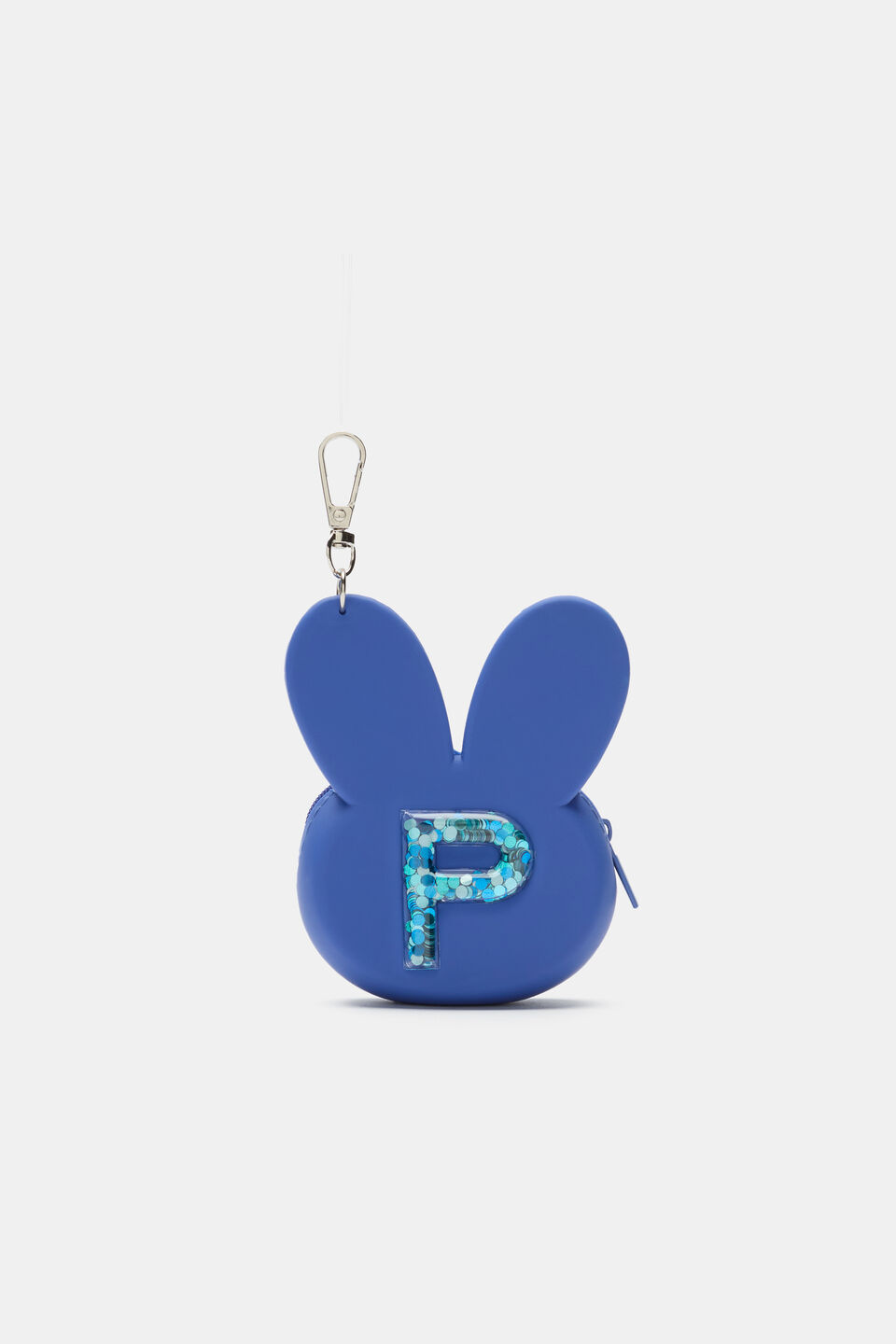 Bunny Silicone Initial Keyring  P