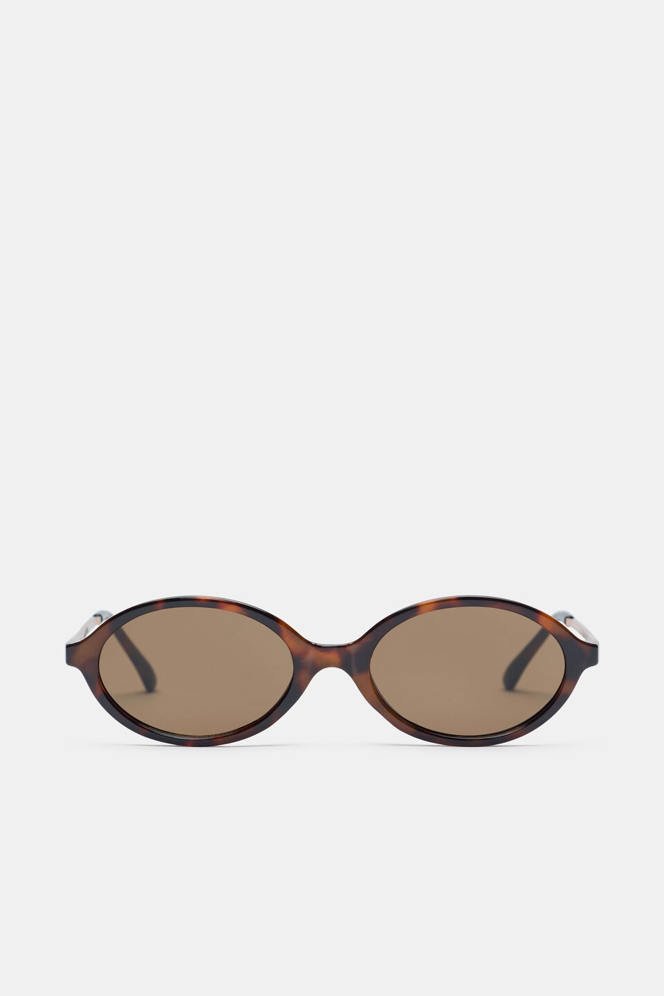 Sabrina Oval Sunglasses  Dark Tort