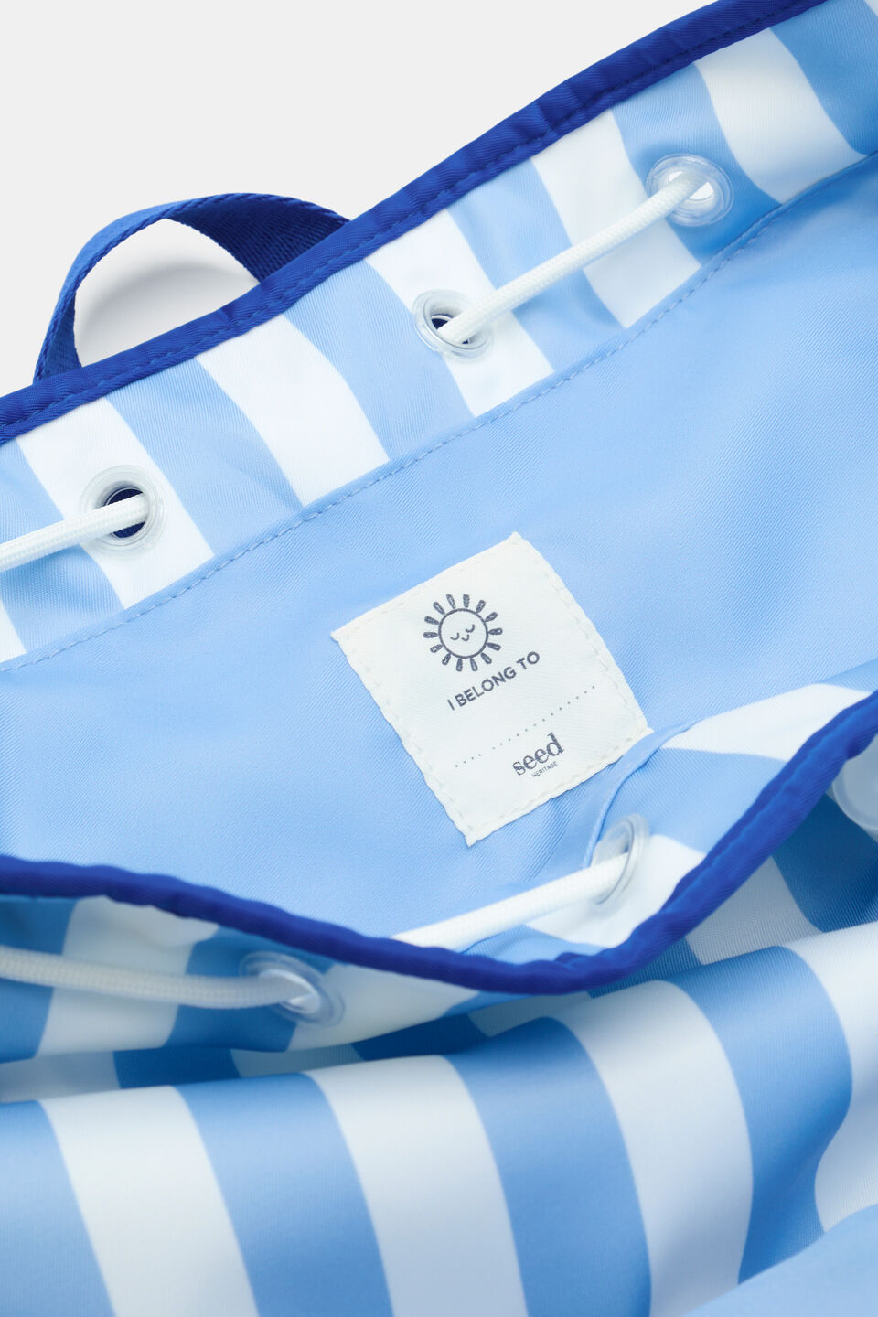 Swim Backpack  Cloud Blue Stripe