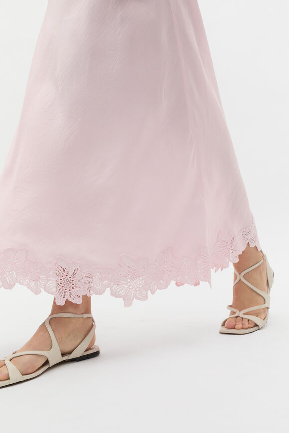 Crinkled Satin Skirt  Primrose  hi-res