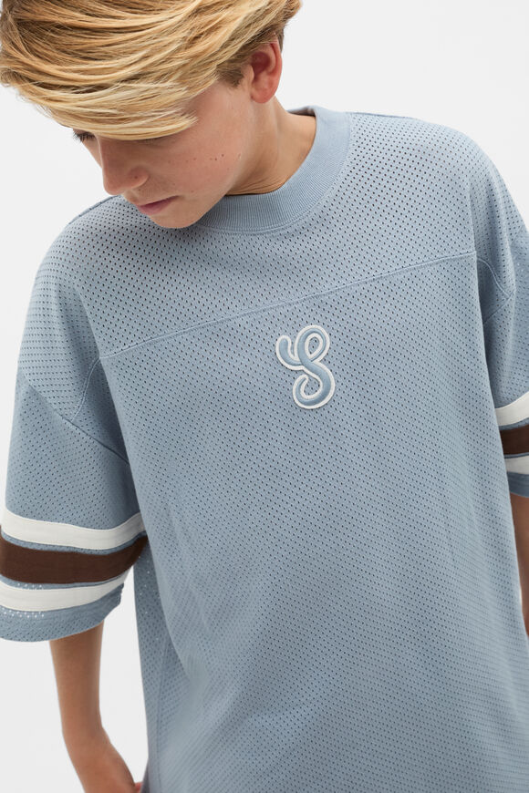 Sport Mesh Tee  Ash Blue  hi-res