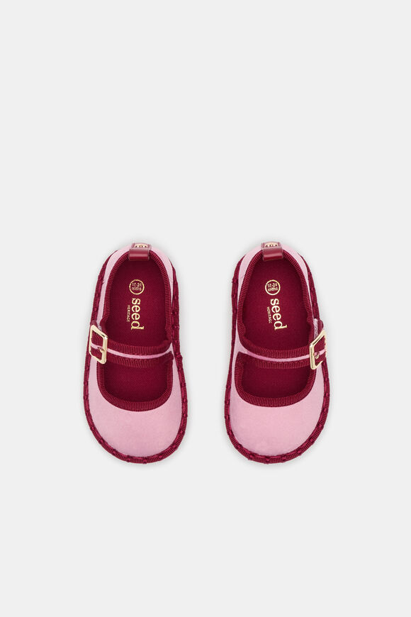 Mini Velvet Mary Jane  Candy Pink Multi  hi-res