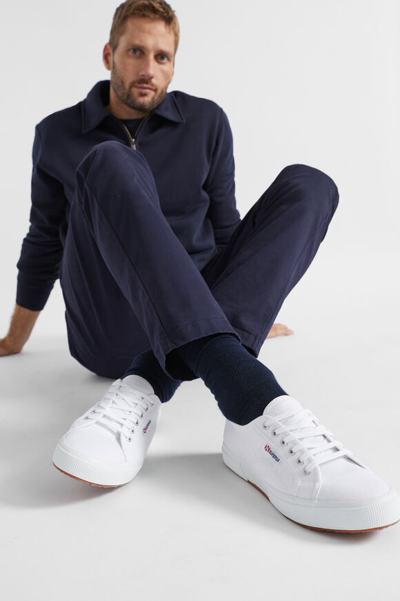 Mens Superga Classic Sneaker  White  hi-res