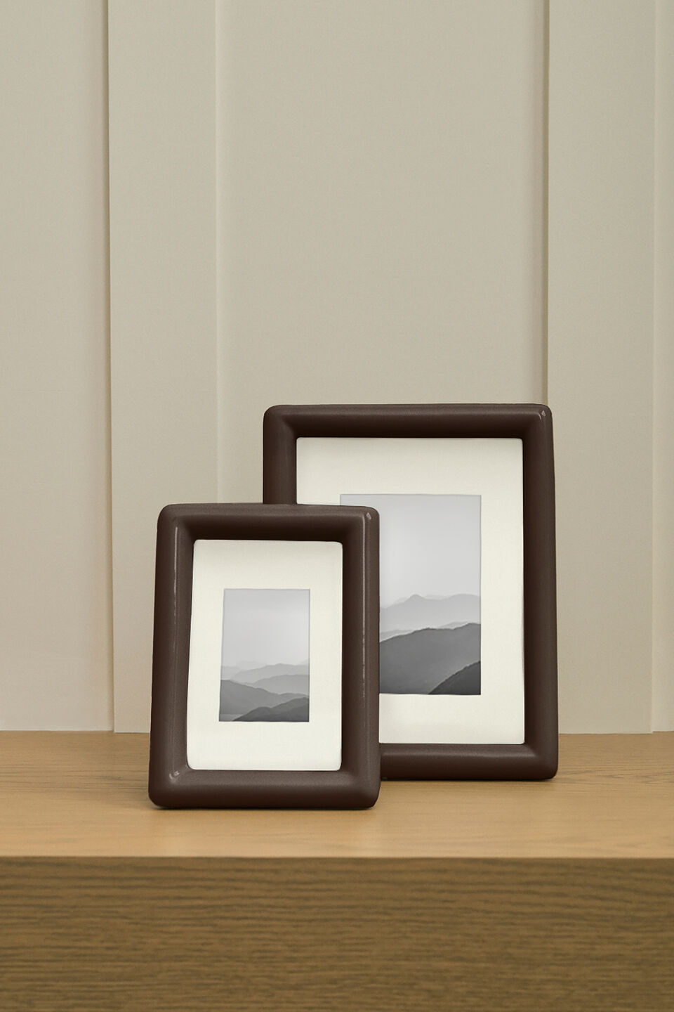 Sage Small Photo Frame  Tabac