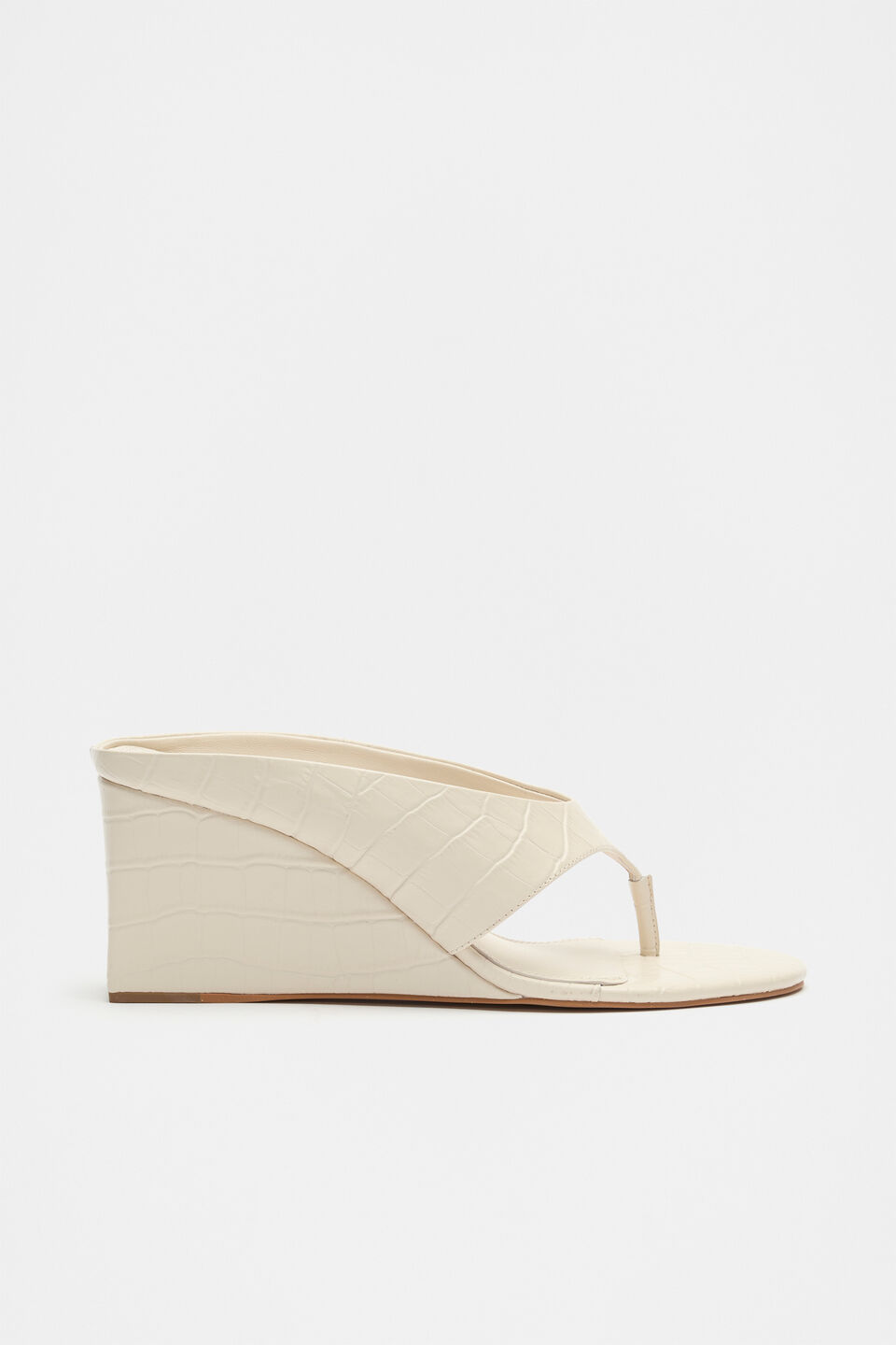 Tove Wedge Heel  Cream