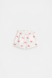 Embroidered Denim Short  Canvas  hi-res