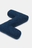 Blue Boucle Initial Cushion  Z  hi-res