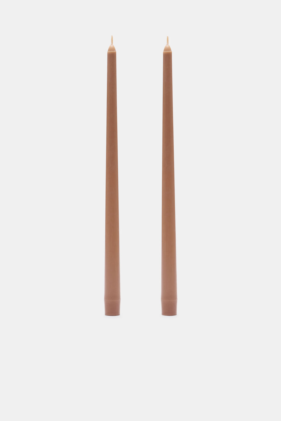 Tall Taper Candle Set of 2  Biscoff