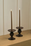 Tall Taper Candle Set of 2  Biscoff  hi-res