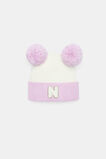 Mini Glitter Initial Beanie  N  hi-res