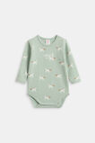 Horse Logo Bodysuit  Sage  hi-res