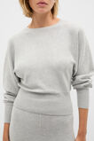 Batwing Knit Top  Slate Marle  hi-res