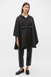Packable Rain Poncho  Black  hi-res